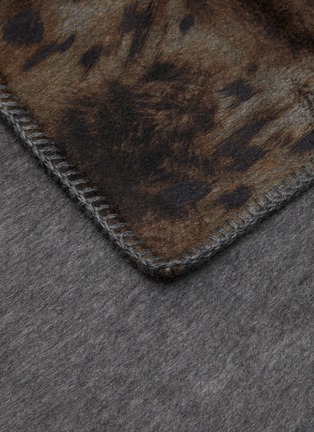 Detail View - Click To Enlarge - COLOMBO - Printed Cashmere Throw