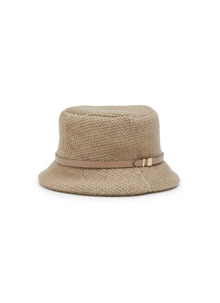 Figure View - Click To Enlarge - INVERNI - Cashmere Wool Bucket Hat