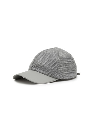 INVERNI | Cashmere Wool Leather Baseball Cap