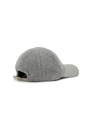 INVERNI | Cashmere Wool Leather Baseball Cap