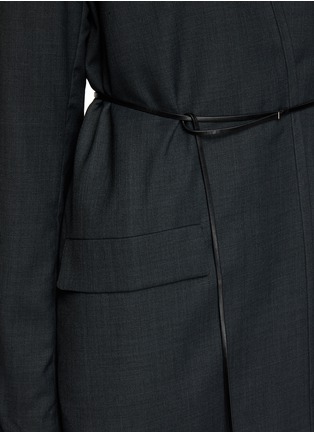  - RUOHAN - Opalina Tie Waist Tailored Long coat