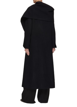 Back View - Click To Enlarge - RUOHAN - Cooperi Scarf Collar Coat