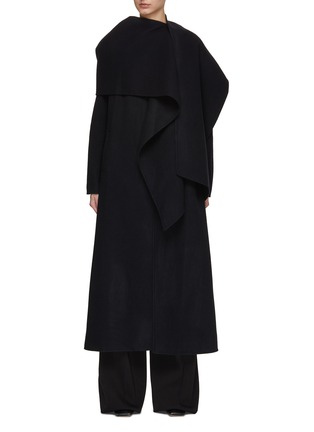 Main View - Click To Enlarge - RUOHAN - Cooperi Scarf Collar Coat