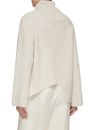 Back View - Click To Enlarge - RUOHAN - Collage Turtleneck Knit Top
