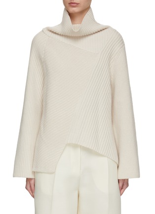 Main View - Click To Enlarge - RUOHAN - Collage Turtleneck Knit Top