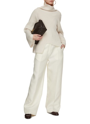 Figure View - Click To Enlarge - RUOHAN - Collage Turtleneck Knit Top