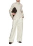 Figure View - Click To Enlarge - RUOHAN - Collage Turtleneck Knit Top
