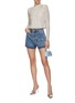 Figure View - Click To Enlarge - SELF-PORTRAIT - Rhinestone Embellished Mesh Top
