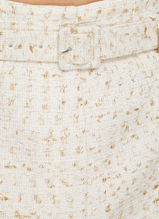  - SELF-PORTRAIT - Belted Bouclé Shorts