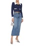 Figure View - Click To Enlarge - SELF-PORTRAIT - Contrast Collar Cardigan