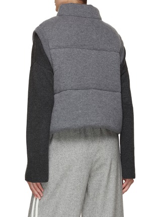 Back View - Click To Enlarge - LE KASHA - Cashmere Knit Puffer Vest