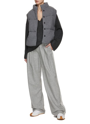Figure View - Click To Enlarge - LE KASHA - Cashmere Knit Puffer Vest