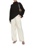 Figure View - Click To Enlarge - LE KASHA - Side Slit Organic Cashmere Sweater