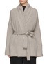 Main View - Click To Enlarge - LE KASHA - Shawl Collar Cashmere Ribbed Knit Cardigan