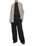 Figure View - Click To Enlarge - LE KASHA - Shawl Collar Cashmere Ribbed Knit Cardigan