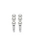 Main View - Click To Enlarge - YOKO LONDON - Eclipse 18K White Gold Diamond Akoya Pearl Earrings