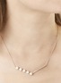 Detail View - Click To Enlarge - YOKO LONDON - Trend Diamond Pearl 18K Gold Necklace