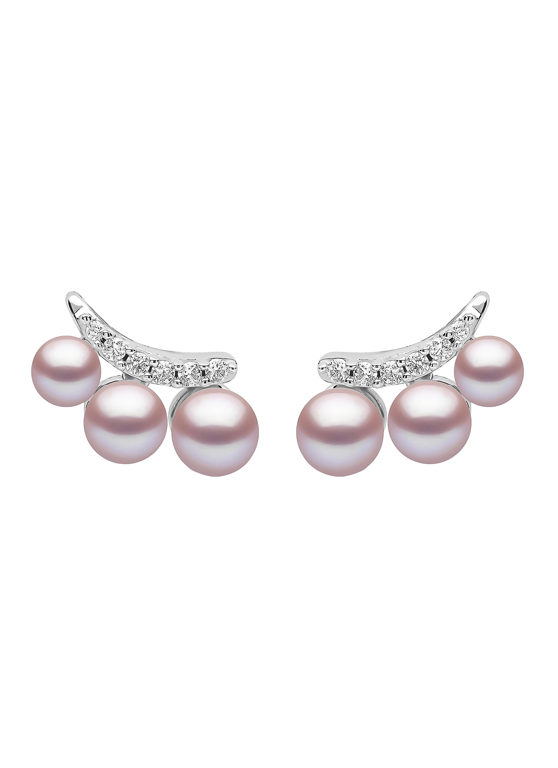 Pearl earrings london hot sale