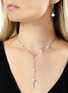 Detail View - Click To Enlarge - YOKO LONDON - Trend Diamond Pearl 18K Rose Gold Necklace