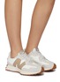 Figure View - Click To Enlarge - NEW BALANCE - 327 Leather Sneakers