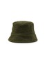 Main View - Click To Enlarge - VAN PALMA - Logo Embroidery Faux Shearling Bucket Hat