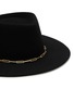 Detail View - Click To Enlarge - VAN PALMA - Gold-plated Chain Fedora Hat
