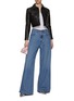 Figure View - Click To Enlarge - ALICE & OLIVIA - Chloe Quilted Vegan Leather Cropped Jacket