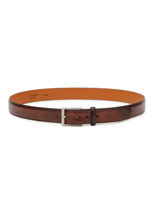 Main View - Click To Enlarge - MAGNANNI - Hand Antiqued Leather Belt