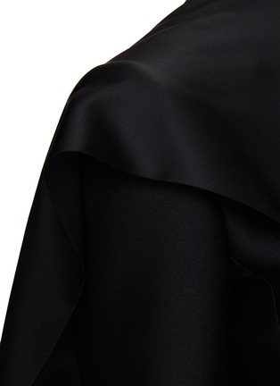  - KIMHĒKIM - Shawl Lapel Cropped Satin Sailor Blazer