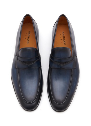 Detail View - Click To Enlarge - MAGNANNI - Leather Penny Loafers
