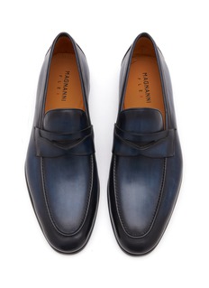 MAGNANNI Leather Penny Loafers Men Lane Crawford