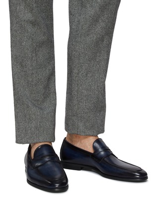Figure View - Click To Enlarge - MAGNANNI - Leather Penny Loafers
