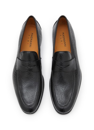 Detail View - Click To Enlarge - MAGNANNI - Leather Penny Loafers