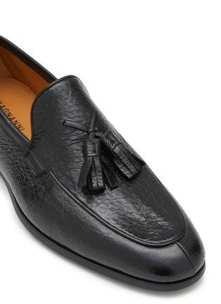 Detail View - Click To Enlarge - MAGNANNI - Leather Tasseled Loafers