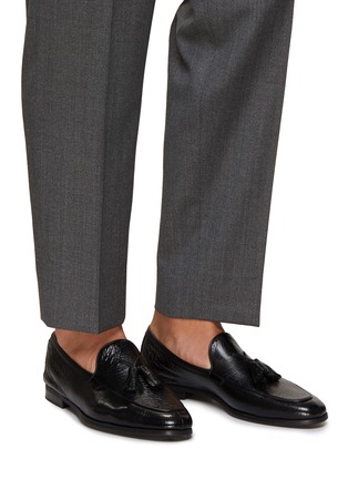 Figure View - Click To Enlarge - MAGNANNI - Leather Tasseled Loafers