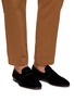 Figure View - Click To Enlarge - MAGNANNI - Apron Toe Suede Penny Loafers