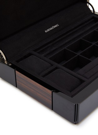Detail View - Click To Enlarge - BUBEN&ZÖRWEG - Vantage Gentleman 2 Watch Collection Case — Macassar