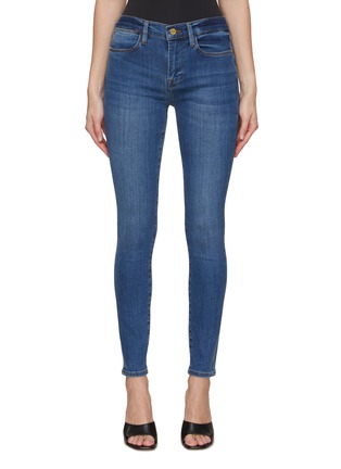Main View - Click To Enlarge - FRAME - Le High Skinny Washed Jeans