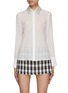 Main View - Click To Enlarge - ALICE & OLIVIA - Willa Embellished Collar Shirt