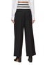 Back View - Click To Enlarge - EENK - Layered Waistband Wide Leg Pants