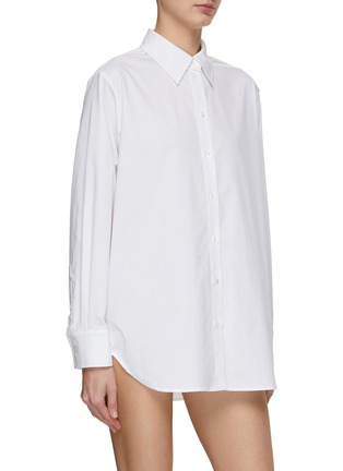 Detail View - Click To Enlarge - EENK - Skirt Belt Oversized Shirt