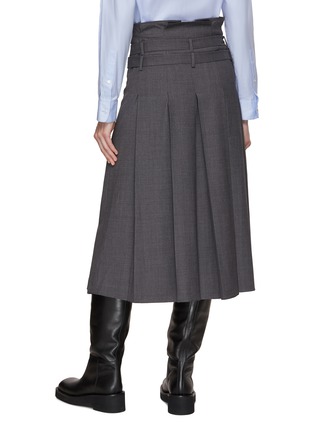 Back View - Click To Enlarge - EENK - Double Belted Wrap Pants