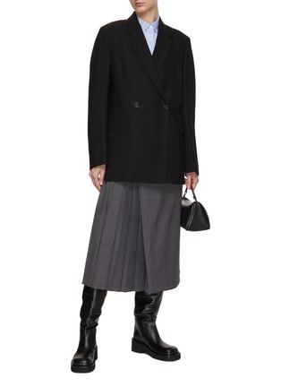 Figure View - Click To Enlarge - EENK - Double Belted Wrap Pants