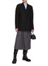 Figure View - Click To Enlarge - EENK - Double Belted Wrap Pants