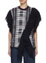 Main View - Click To Enlarge - EENK - Sleeveless Fringed Knit Top