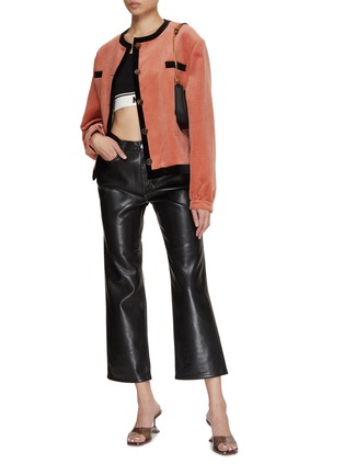 Figure View - Click To Enlarge - FRAME - Le Jane Recycled Leather Pants