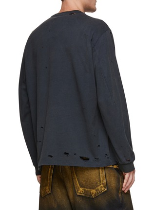Back View - Click To Enlarge - DOUBLET - Distressed Tee with Worn Stuffed Bear