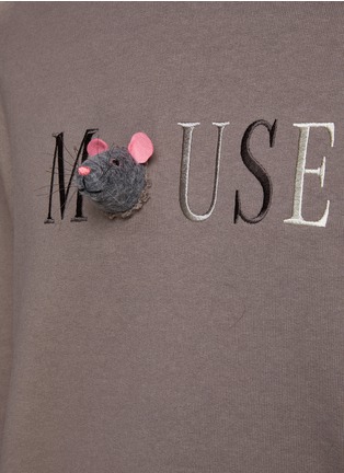  - DOUBLET - Drawstring Hoodie with Stuffed Mice Head