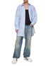 Figure View - Click To Enlarge - DOUBLET - 2 Way Stuffed Shirt Jacket