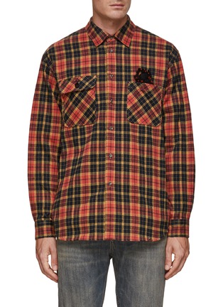 Main View - Click To Enlarge - DOUBLET - Checkered Pocket Shirt